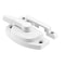 Prime-Line Sash Lock, Diecast Construction, White, Used on Vertical and Horizon. F 2588 - alternate 1